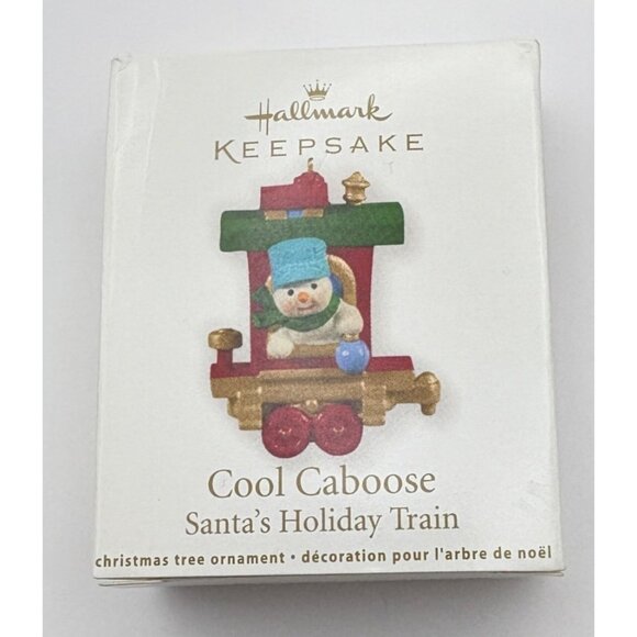 Hallmark Keepsake Cool Caboose Christmas Ornament Santas Holiday Train 2011 - Picture 2 of 11